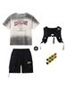 Hip-Hop Street Dance Moda Infantil Roupas terno Meninos Cool Crianças Hiphop Solto Meninas Mostrar Mesa Performance Roupas
