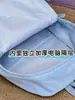 Mochila estilo minimalista, azul leitoso transparente gelo, estilo coreano e japonês, edição limitada de verão para meninas, faz a pele parecer mais clara, mochila pequena para passeios