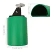 Cowbell Bateria Instrumento de Percussão Pequeno Gong Dupla Cor Verde e Amarelo Resina de Tom Alto Peixe de Madeira Instrumento de Percussão Estilo Lp