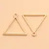 17 Estilos de Accesorios para Joyería DIY de Aleación Dorada KC, Colgantes de Luna en Forma de Corazón, Encantadores Marcos Huecos de Resina