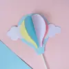 Globo Aerostático Decoración Elefante Bebé Bola Tarjeta de Pastel Tridimensional Adornos Bola de Pelo Nube Enchufe Fiesta de Cumpleaños de Bebé Vestido