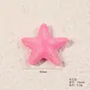Resina Artificial Pequeña Estrella de Mar Dibujo Animado Hecho a Mano DIY Accesorios para Joyería Hebilla de Zapato con Agujero Material Pegamento Crema Accesorios para el Cabello Pequeños Accesorios