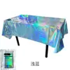 Mantel de Mesa Láser Liso para Mascotas Modelo Nuevo Transfronterizo Mantel Desechable para Decoración de Fiesta Impermeable y a Prueba de Aceite
