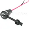 Enchufe Impermeable con Apertura de 12 mm con Cable Enchufe de Alimentación DC + Cable Moldeado por Inyección Integrado Procesamiento de Soldadura de Cable