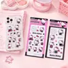 Pegatinas de Dibujos Animados Lindas al por Mayor Sanrio Lindas Hello Kitty Serie Corazón Funda de Teléfono Pegatinas de Resina