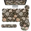Alfombrilla de ratón floral transfronteriza de fábrica, con base antideslizante de caucho natural, impermeable y resistente al desgaste, hecha a medida según tu diseño, exclusivamente para suministro transfronterizo