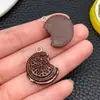 Mistura 10 Séries Marrom Café Bolo de Chocolate Grãos de Café Pingentes para Pendurar em Bolsas Celulares Correntes Acessórios de Joias