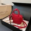 Bolso Exterior Individual Vintage Esmerilado de Gran Capacidad para Mujer 2024 Nuevo Otoño e Invierno Bolso Cruzado Versátil para Viajes Portátil Tipo Almohada