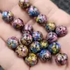 Lápis Dourado Azul Contas Redondas Jade Contas Soltas Vermelho Rosa Quartzo Cor de Pedra de Jade Combinando Contas Soltas Antigas Acessórios de Joias Contas Artesanais