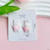 Cara Brillante Serie Conejo Arcoíris Accesorios de Resina para Manualidades Funda de Teléfono Flor para Zapato Hebilla de Zapato Parche Material para Accesorios de Cabello
