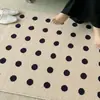 Felpudo moderno minimalista de alta gama para entrada, alfombra antideslizante resistente al desgaste para recibidor de casa, alfombrilla para dormitorio y estudio