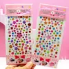 Pegatinas de Cristal de Colores para Niños Brillantes Pedrería Acrílico 3D Pegatinas Decorativas para Diario Pegatinas de Diamantes Transfronterizas