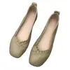 Sapatos da Mamãe, Sapatilhas Femininas, Novos Estilos Loafers Primavera e Verão 2026, Sapatos Casuais Versáteis para Enfermeiras, Couro Macio, Sapatilhas Femininas com Solado Macio