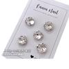 Joyería para uñas diamante nuevo Súper Flash transparente pila Diamante Perla amor rectangular ángulo recto gordo Cuadrado decoración de uñas acabadas