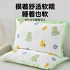 Almohada de Algodón para Niños Protege la Columna Cervical y Ayuda a Dormir, Núcleo de Almohada Pequeño de Algodón Puro para Niños Menores de 6 Años, Tipo A, Especialmente Diseñada para que Duerman los Bebés