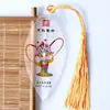 Marcador de Página com Veios de Folha de Personagens da Ópera de Pequim Marcador de Página de Personagens da Ópera Chinesa para Amigos Estrangeiros Marcador de Página Criativo