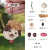 Kit de Materiales para Colgante de Cachorro con Cáscara de Fruta Natural Estilo Curativo Original Campana de Mano Adorno Colgante para Interior de Coche DIY Venta al por Mayor