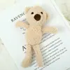 Celebridade da Internet Novo Urso de Pelúcia de 20cm Brinquedo Pingente Pernas Longas Urso Chaveiro Boneca Bolsa Roupa Pendurar
