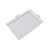 305*165/320*210 bandeja de plástico para recibir agua con placa engrosada rectangular extra grande plato para pan uso comercial