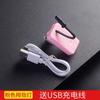 Luz de Pulgar con Carga USB Luz Pompón de Oreja Luz Visual Pompón de Oreja Luz de Mano Foco Artefacto Herramienta Profesional para Pompón de Oreja