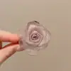 Pinza Floral para el Cabello de Playa para Mujer, Pinza Lateral de Gama Alta con Sentido de Atmósfera, Pinza de Flor de Phalaenopsis, Pinza Versátil para el Flequillo con un Toque de Lujo