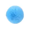 Colgante de Joyería de Bola de Piel Sintética de Conejo Rex de 8 cm Accesorios de Bola de Felpa de Invierno Accesorios DIY Accesorios de Color Caramelo para Zapatos y Sombreros