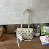 Yuezi 2026 Verão Nova Bolsa Bowling de Bolinhas, Bolsa de Mão Estilosa e Moderna, Bolsa de Ombro, Bolsa de Ombro para o Dia a Dia