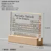 Modelo Físico 3D de la Tabla Periódica de los Elementos para Química de Secundaria - Regalo Práctico para el Día del Maestro, Decoración de Estudio, Adorno de Escritorio