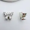 Pulsera de Abalorios de Micro Zirconia de Cuatro Hojas Color Dorado 18K con Conservación de Color, Pulsera de Abalorios de Múltiples Pasadas, Material de Abalorios de Cristal para Joyería DIY