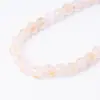 Pulsera de cuentas de vidrio con lámina de plata colorida y polvo de oro, accesorios para pulseras, joyería hecha a mano DIY, componentes de pulseras, cuentas sueltas al por mayor