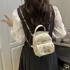 Mochila de Oso con Graffiti de Dibujos Animados Linda Nueva Moda Otoño 2026 Bolso Versátil de Moda Casual Estampado para Niñas