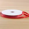 80 Yardas Poliéster Color Puro con 1cm de Ancho Ramo de Flores Material para Envoltura de Regalos Cinta para Empaque de Pastelería al por Mayor