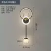 Luminária de Parede Quarto Luminária de Cabeceira Estilo Luxo Leve Moderno Simples Lâmpadas Nórdicas Lâmpada de Corredor Corredor Luminária de Parede de Fundo para Sala de Estar