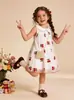 Vestido de Bebé de Verano 2026 Nuevo Estilo Coreano Delgado Sin Mangas Chaleco Vestido Vestido Floral para Bebé