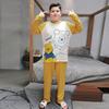 Traje de pijama para niño Algodón Manga larga suelta extra grande Ropa de aire acondicionado otoño Pijama de dibujos animados