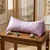 Almohada cervical triangular de hoja de bambú satinada, juego de regalo de almohada de moxibustión, almohada para el cuello para el cuidado de la salud, regalo de bienestar para dormir al por mayor