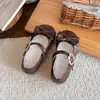 Zapatos de cuero versátiles para estudiantes para niñas para combinar con faldas, nuevos zapatos de princesa con lazo otoño 2026, zapatos de primavera y otoño para niñas