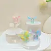 Pinza para el Cabello Mariposa Jiarui, Pinza de Garra Acrílica para Niñas, Pinza Tiburón para Cola de Caballo, Pinza Tiburón Grande Texturizada