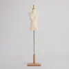 Soporte de Exhibición de Modelo Tienda de Ropa para Mujer Escaparate Maniquí de Medio Cuerpo Muñeca Vestido de Novia Accesorio de Exhibición de Ropa