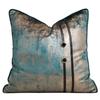 Entrada Lujo Estilo Americano Almohada Bordada de Leopardo Sala de Estar Sofá Cojín de Felpa Bronceado Cojín Lumbar Villa Hotel Mesita de Noche Cojín Cuadrado