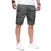 Pantalones Cortos de Verano 2021 para Hombre, Pierna Recta, Juveniles, Populares, de Trabajo, de Cinco Puntos, Casual, Deportivos, Tendencia de Moda