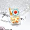 Plato para Postre de Pastel Pegamento en Crema Imán para Nevera DIY Funda de Teléfono Accesorios para el Cabello Diadema Colgante Accesorios de Resina Adornos
