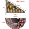 Nuevo producto ojo de demonio coche LED lámpara decorativa modificado kazilan lámpara ojo grande decoración personalidad 11 modos USB