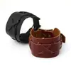 Pulsera de cuero tejida retro para hombre, joyería de exportación europea y americana directa de fábrica punk