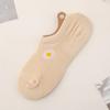 Calcetines de Barco para Mujer, Calcetines Finos de Verano, Calcetines de Algodón Transpirables Absorbentes del Sudor, Versátiles Antideslizantes, Calcetines Invisibles de Boca Baja de Verano que No Se Caen