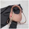 Bolso Retro de Textura de Alta Gama Transfronterizo Bolso de Hombro Único Cruzado Nicho Nuevo 2025 Bolso Dumpling para Viajes