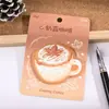 Notas Adhesivas de Café Etiquetas de Notas para Estudiantes Pegatinas Notas Adhesivas de Marcado Materiales para Decoración de Diarios DIY Pegatinas de Escenas Venta al por Mayor
