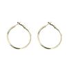 Aretes de Aro Cuadrado Liso de Aguja de Plata Simple Estilo Ins de Moda Coreana, Aretes de Lujo Ligero para Mujer, Aretes de Lujo Ligero de Alta Gama