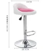Taburete de bar con giro y ajuste de altura, silla para mostrador, taburete con ruedas para uso doméstico, taburete alto moderno con respaldo, popular en línea