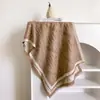 Venda Quente Novo Estilo Coreano Estilo Ins Marca Grande Letras Estampadas Elegante Imitação de Caxemira Cachecol Feminino Xale Feminino Decorativo